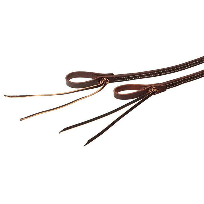 Weaver Leather STS 5/8in Double Stitched Split Reins with Pineapple Knot