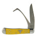 Yellow Farriers Trapper Pocket Knife