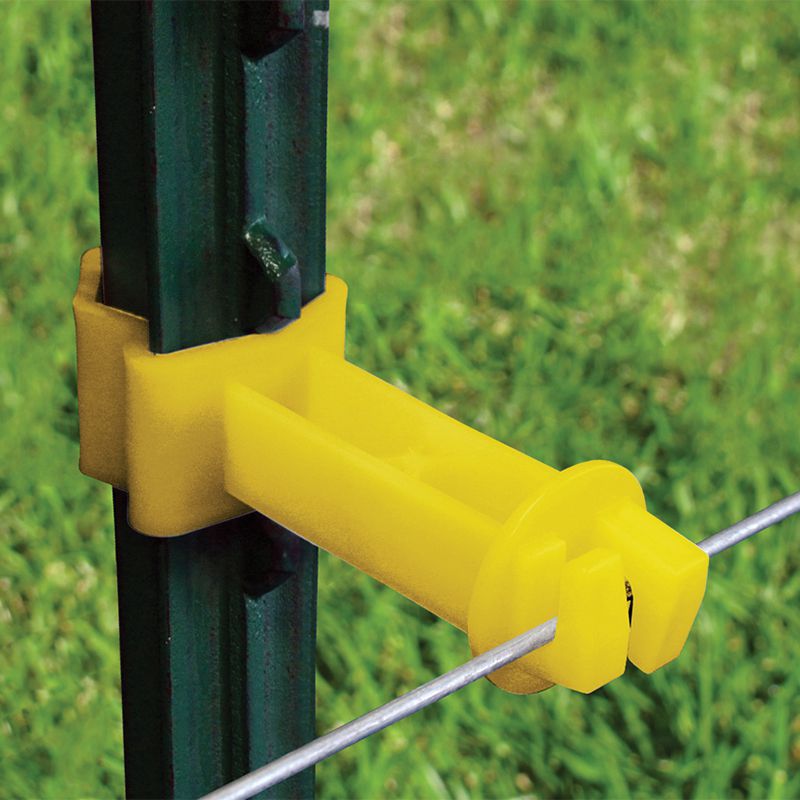 T-Post 2in Extension Insulator Yellow 25/pk
