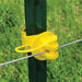 T-Post Pinlock Insulator Yellow 25/pk
