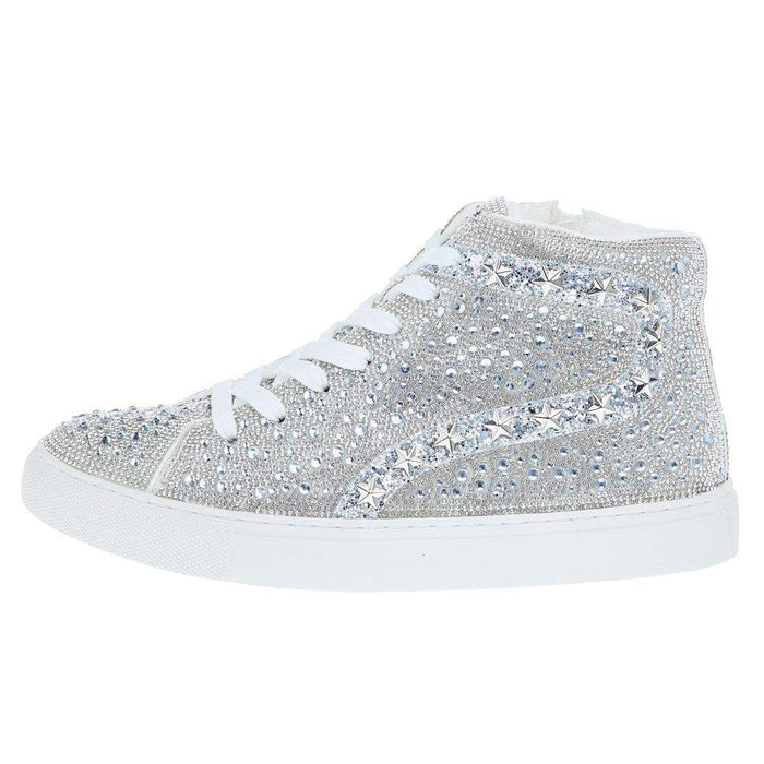 Corkys Footwear Women's Corky Flashy Clear Rhinestone Sneaker