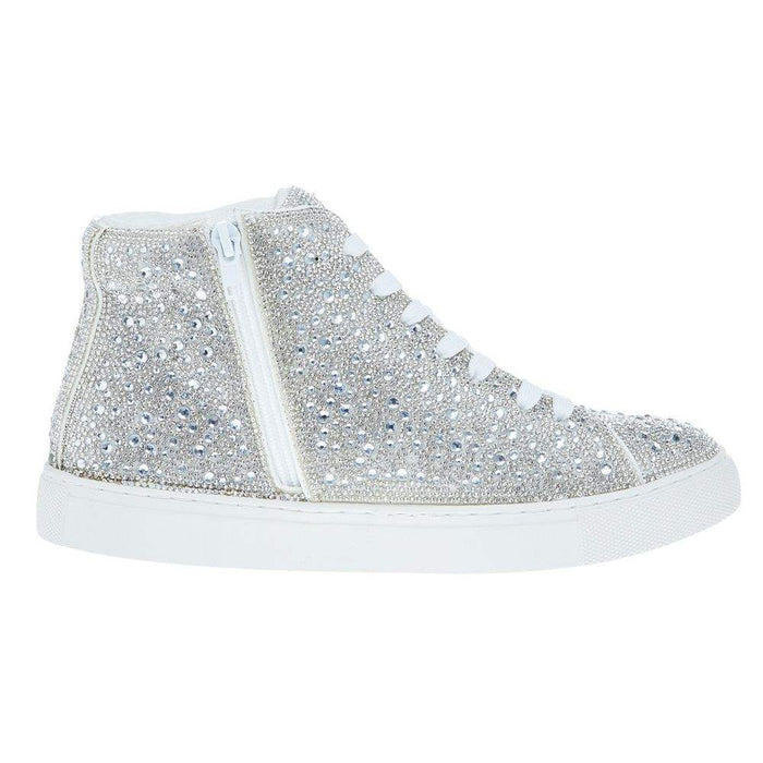 Corkys Footwear Women's Corky Flashy Clear Rhinestone Sneaker