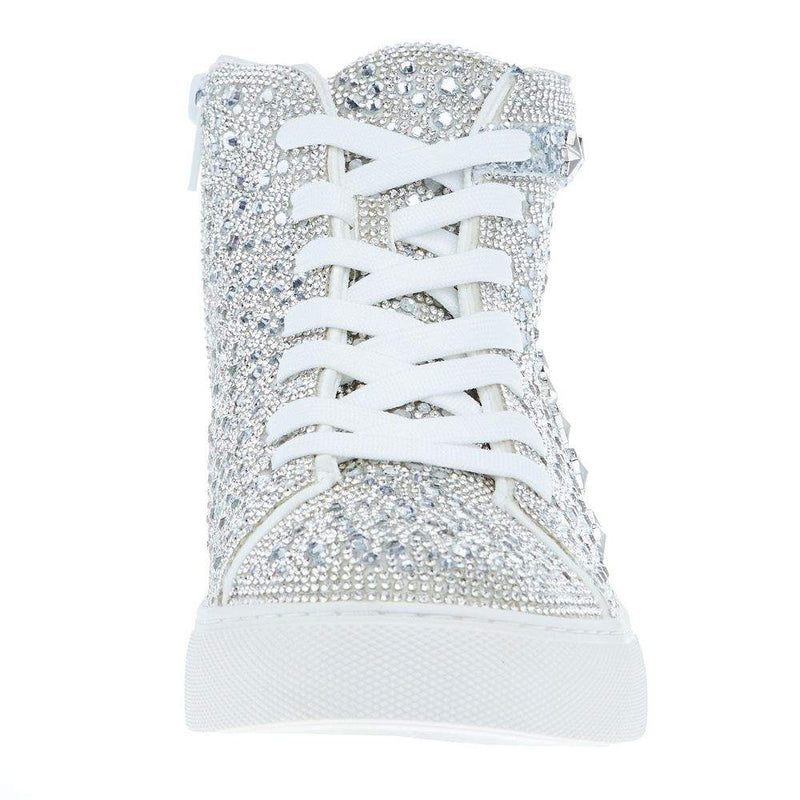 Corkys Footwear Women's Corky Flashy Clear Rhinestone Sneaker
