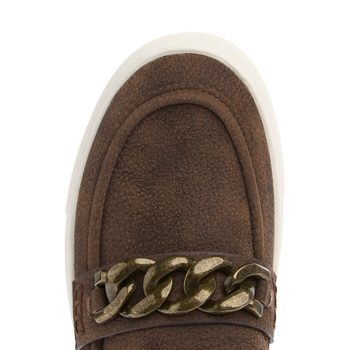 Corkys Footwear Women's Chain Reaction Pebbled Brown Shoe