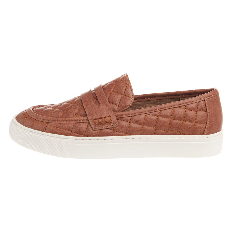 Corkys Footwear Women's Quilty as Charged Cognac Shoe