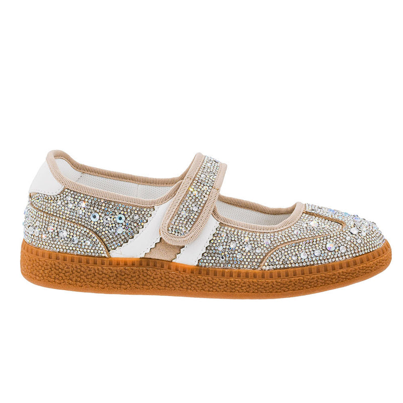 Corkys Footwear Women's Calm Down Rhinestone Tennis Shoe