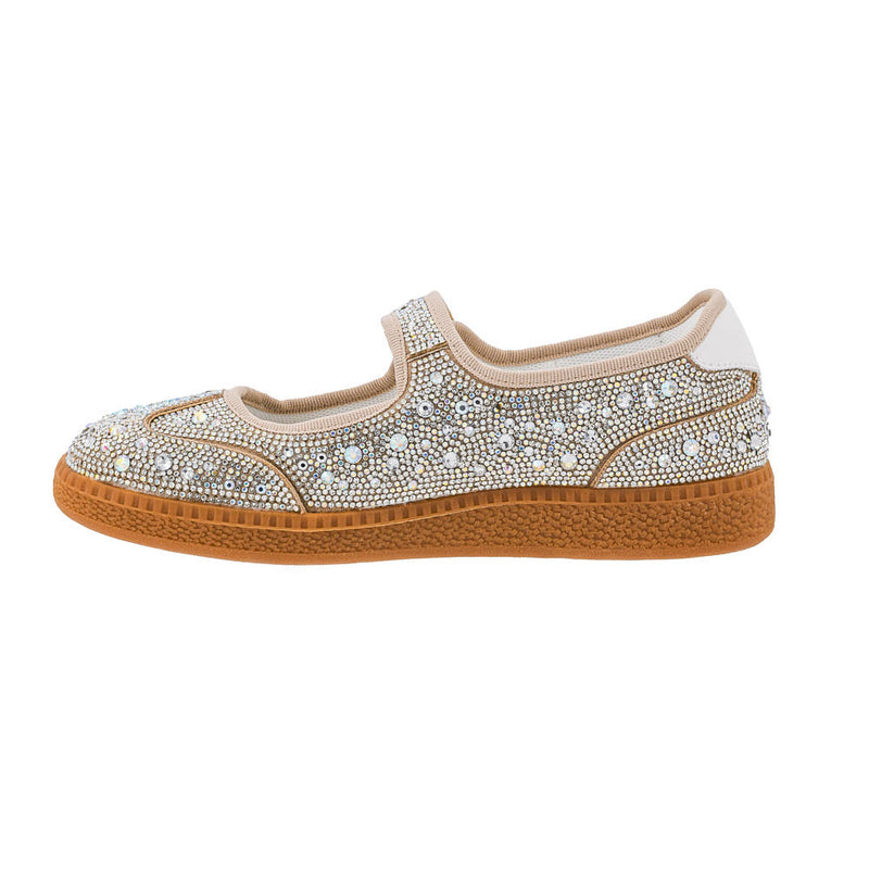 Corkys Footwear Women's Calm Down Rhinestone Tennis Shoe