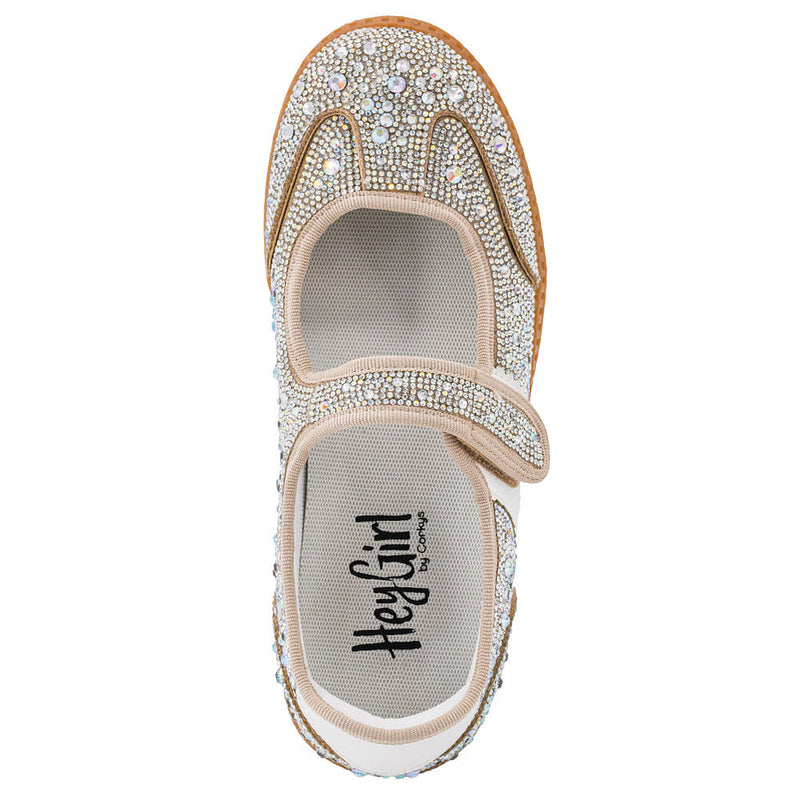 Corkys Footwear Women's Calm Down Rhinestone Tennis Shoe