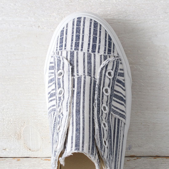 Corkys Footwear Navy Stripe Babalu Shoes