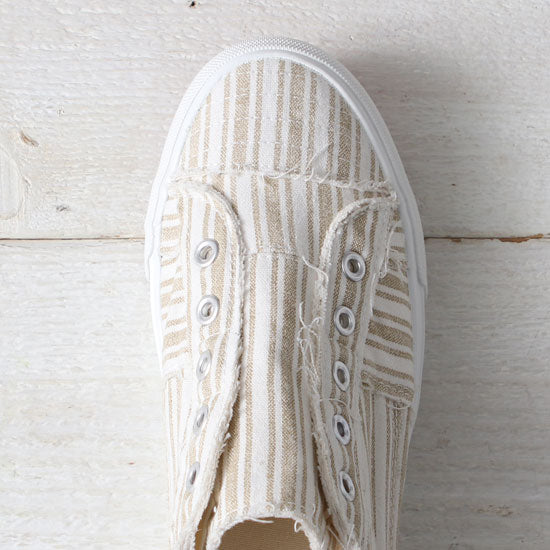 Corkys Footwear Tan Stripe Babalu Shoes