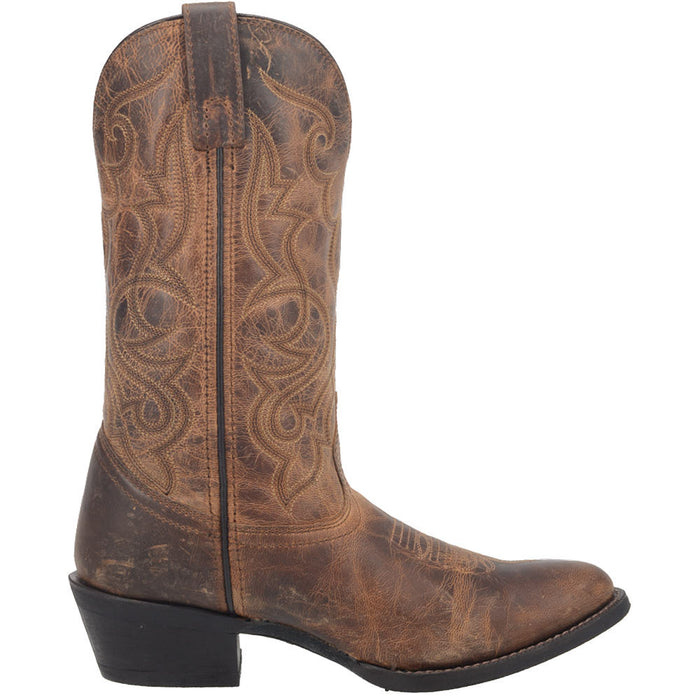 Laredo Women's Maddie Tan Vamp 11in. Matching Top Boot