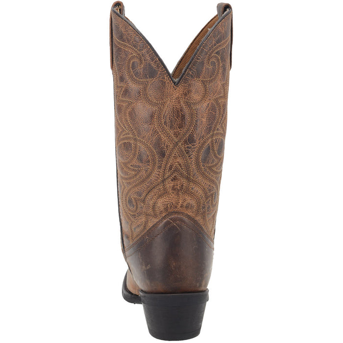 Laredo Women's Maddie Tan Vamp 11in. Matching Top Boot