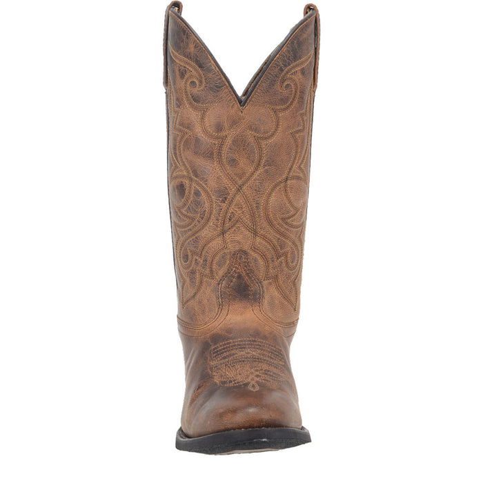 Laredo Women's Maddie Tan Vamp 11in. Matching Top Boot