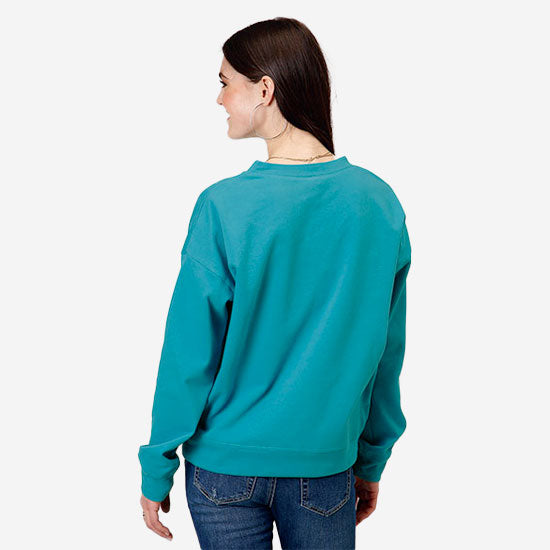 ROPER Fringe Fleece Pullover