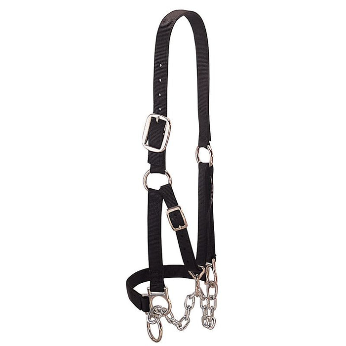 Leather Heavy-Duty Restraint Halter Medium