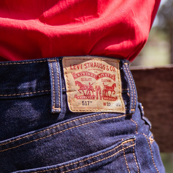 Levi Strauss 517 Dark Wash Bootcut Jeans