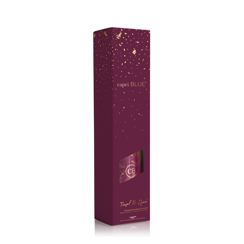 Capri Blue Tinsel and Spice Glimmer Reed Diffuser