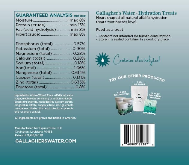 Gallaghers Water Hydration Treats 12oz