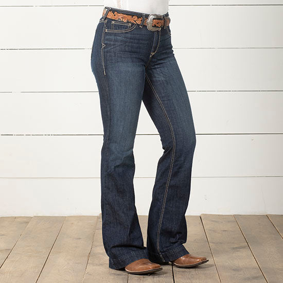 Ariat Women's Slim Fit Ella Wide Leg Trouser Jean
