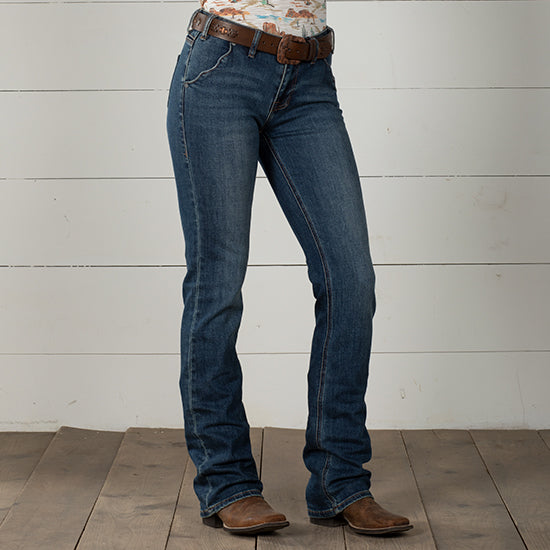 Rock & Roll Denim Women's Vintage Wash Riding Jeans