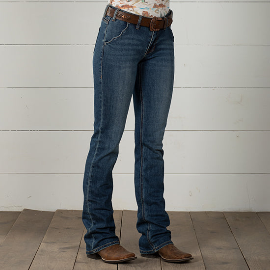 Rock & Roll Denim Women's Vintage Wash Riding Jeans
