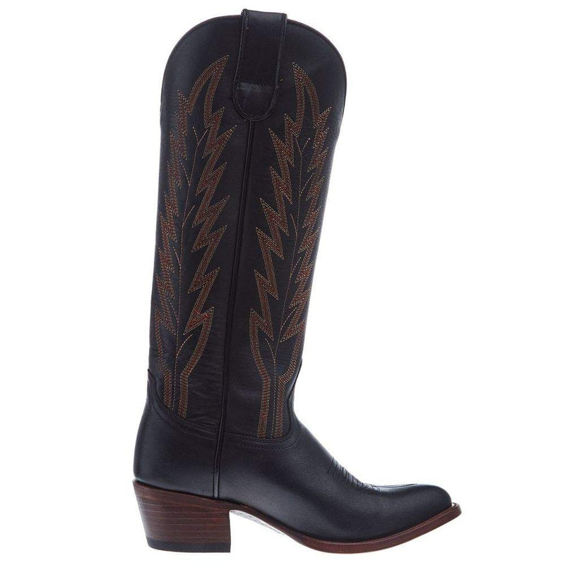 Macie Bean Women's Burnin' Daylight 15 In Black Durango Top Cowgirl Boot