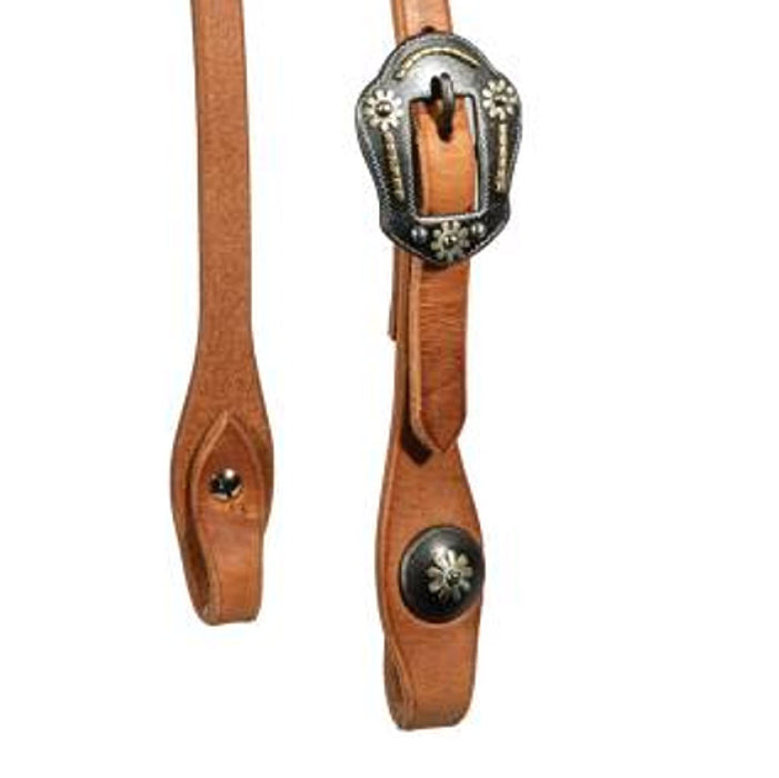 Professionals Choice Daisy Rolled Single Ear Headstall