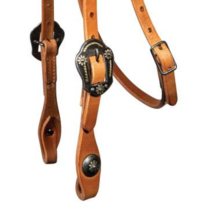 Professionals Choice Daisy Double Buckle Browband Headstall