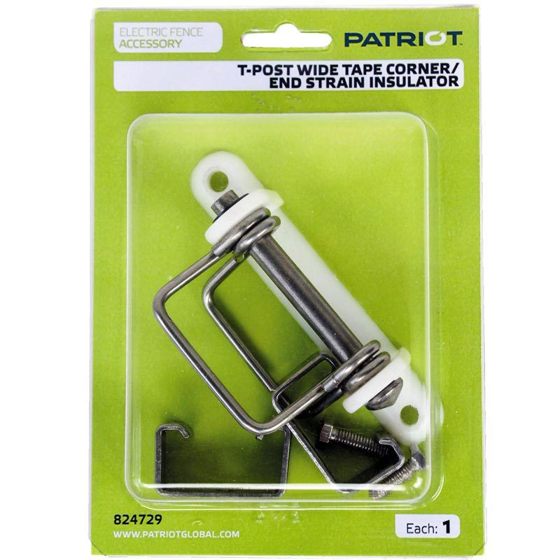 T-Post Politape Corner/End Strain Insulator