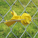 Chain Link Insulator Yellow 25/pk
