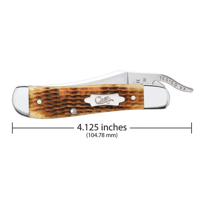 Case XX RussLock Rogers Corn Cob Jig Antique Bone Pocket Knife CA52850