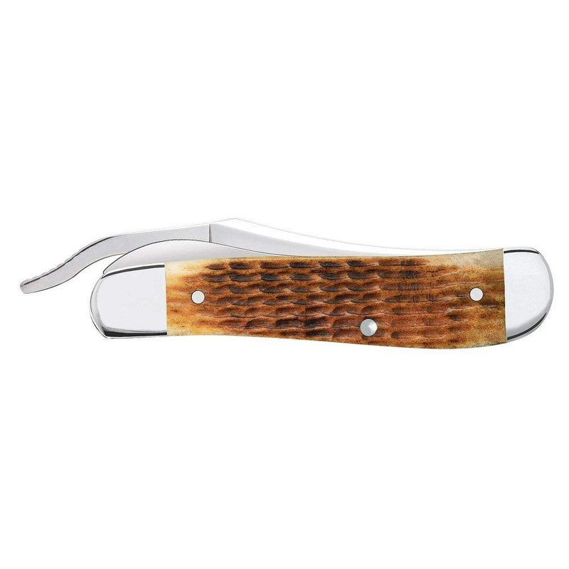 Case XX RussLock Rogers Corn Cob Jig Antique Bone Pocket Knife CA52850