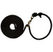 Leather Adjustable Poly Black Neck Rope