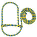 Leather Poly Rope Sheep Halter Blue/Yellow