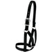 Leather Medium Black Barn Cow Halter 1in