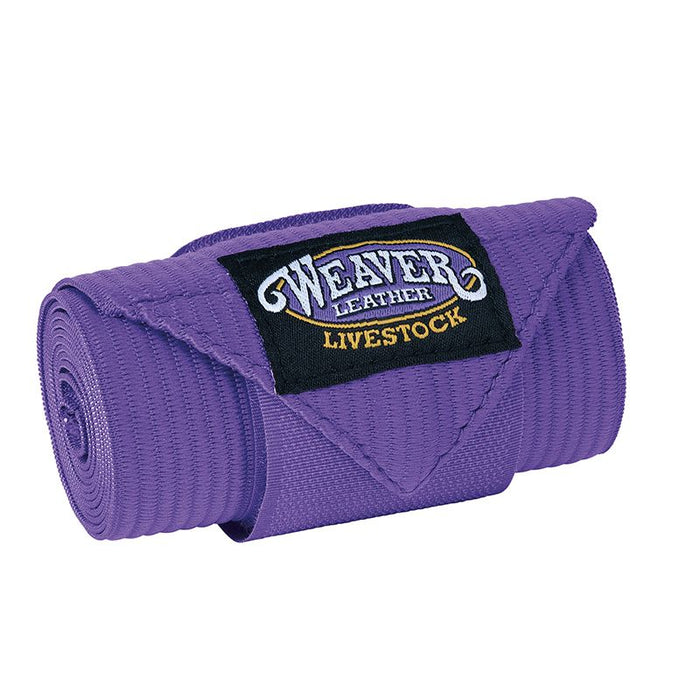 Leather Purple Sheep and Goat Leg Wraps 4 Pack