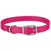 Leather Goat Collar 5/8in x 14-16in Small Pink