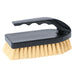 Leather Tampico Pig Brush with Handle Black