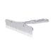 Leather Stainless Steel Fluffer Comb With Aluminum Handle