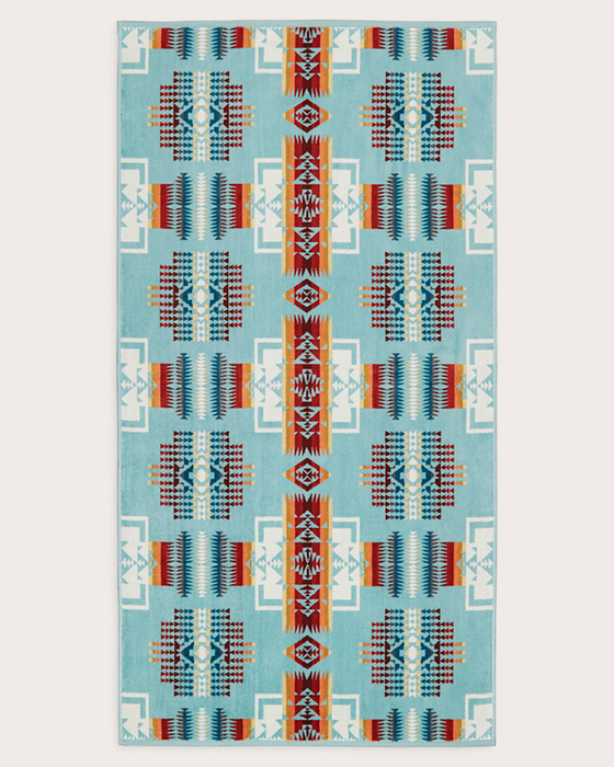 Pendleton Woolen Mills Inc. Chief Joseph Aqua Towels -Wash Cloth