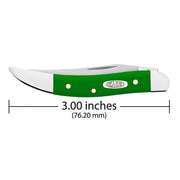 Case Green Synthetic Smooth Small Texas Toothpick (410096 SS)