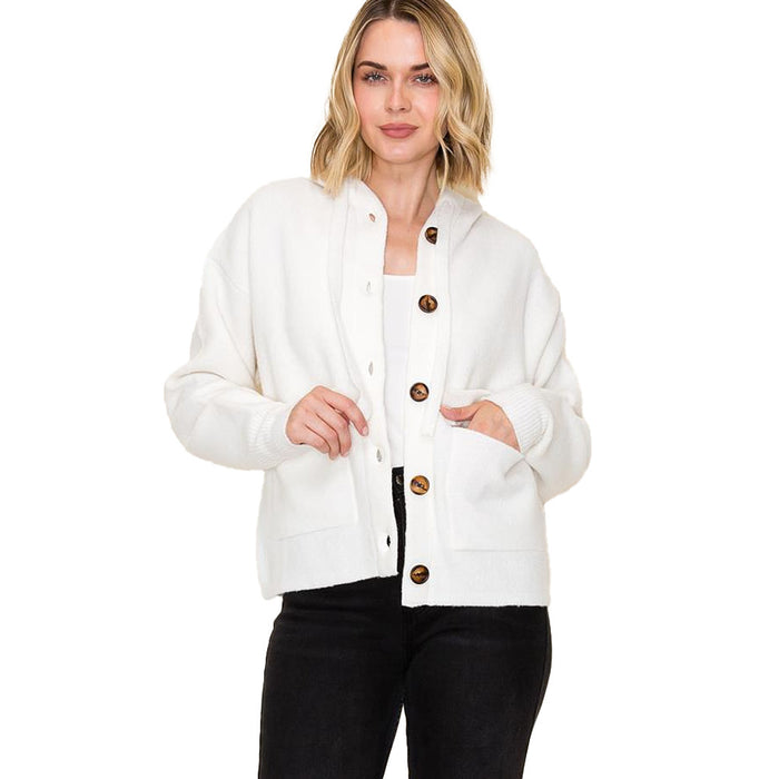Staccato Women's Ivory Drawstring Sweater