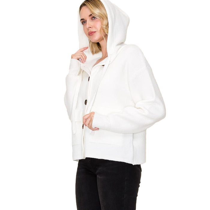 Staccato Women's Ivory Drawstring Sweater