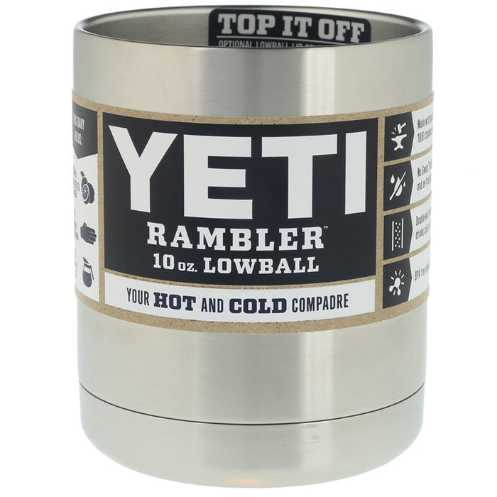 Yeti Coolers Cups Rambler Series 10 oz 20 oz 30 oz lowball review 