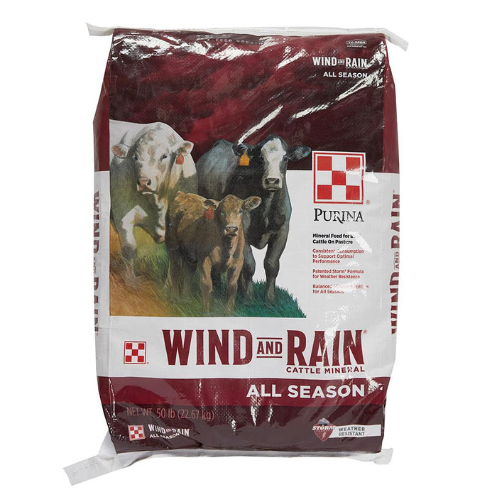 Wind and Rain Storm Texas All Season 7.5 Complete Cattle Mineral