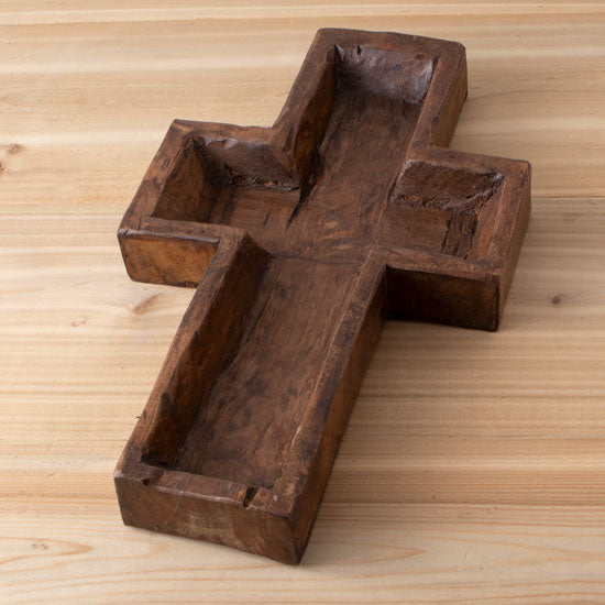 Nrs Ohio Leftovers Carved Cross Bowl
