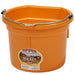8 Quart Orange Flat Back Plastic Bucket