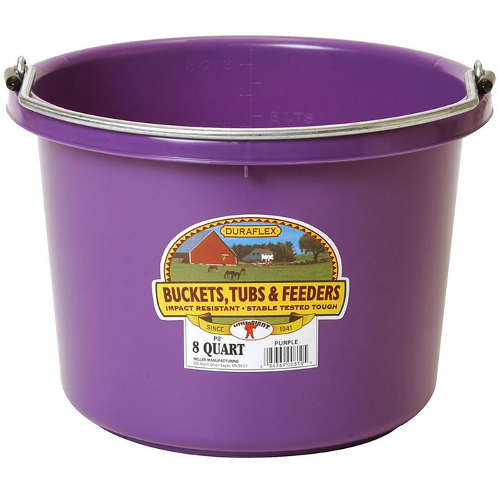 8 Quart Purple Plastic Bucket