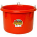 Red 8 Gallon Plastic Round Feeder