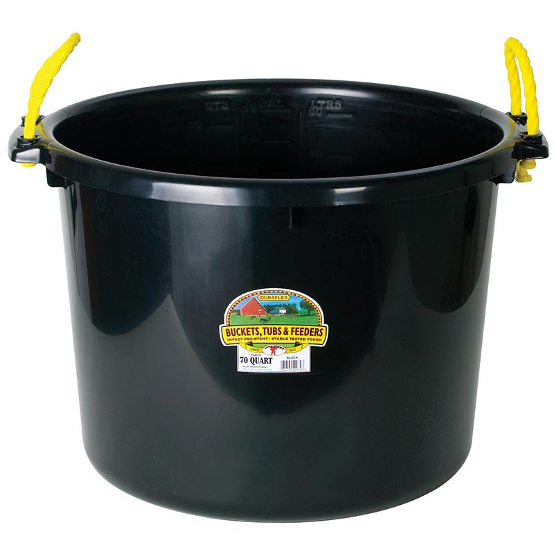 Black 70 Quart Muck Tub